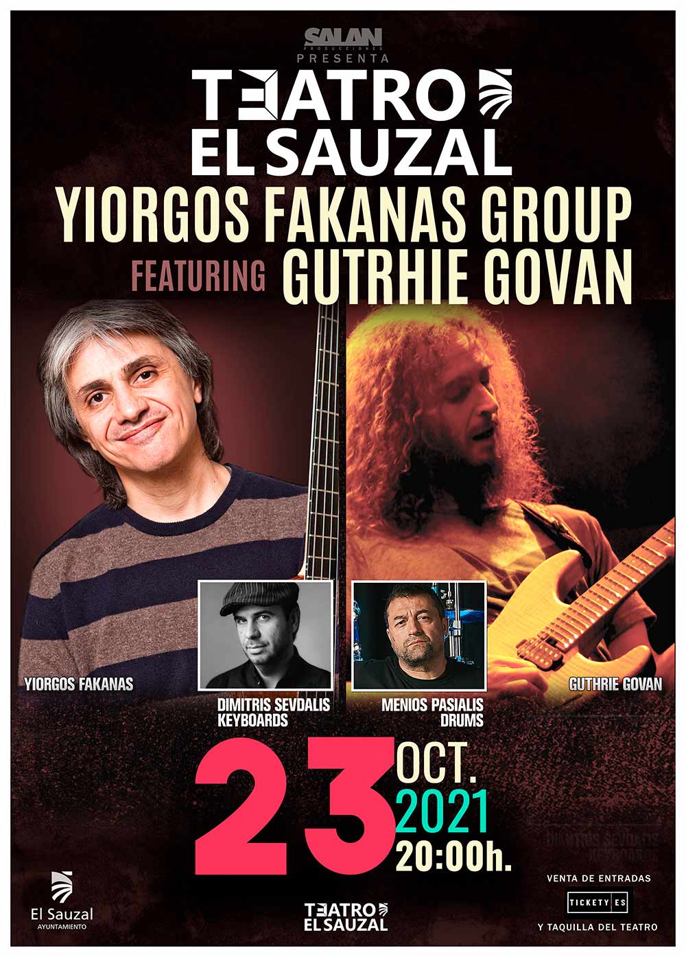 [SUSPENDIDO] Yiorgos Fakanas Group Featuring Guthrie Govan, El Sauzal.
