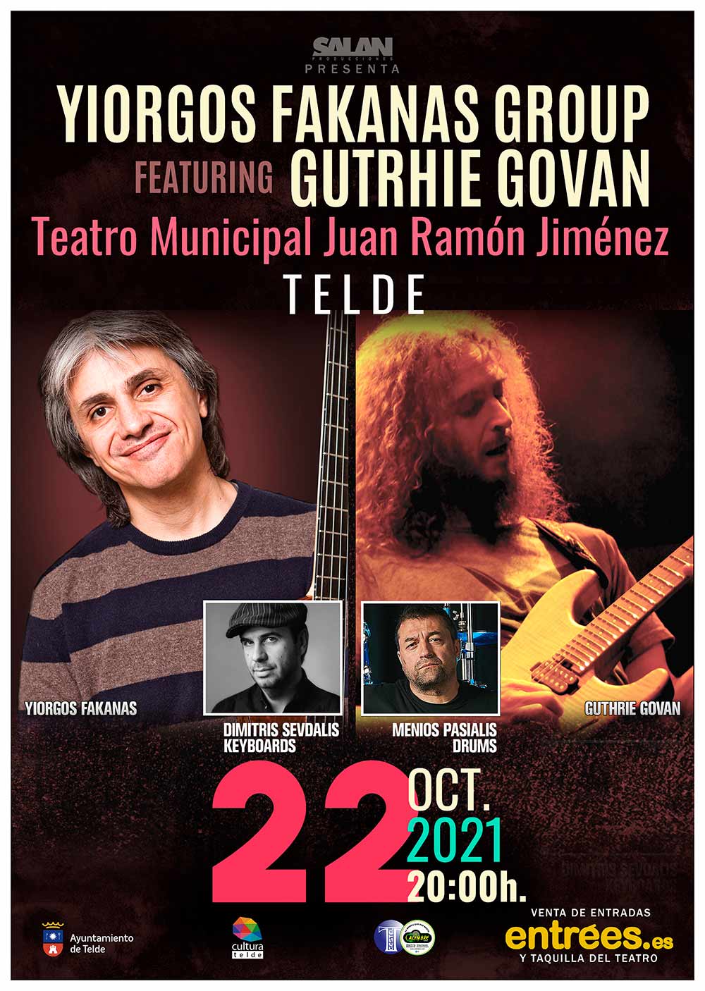 [SUSPENDIDO] Yiorgos Fakanas Group Featuring Guthrie Govan