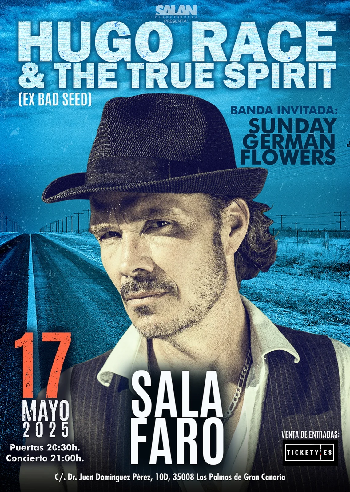 Hugo Race & The True Spirit + Sunday German Flowers