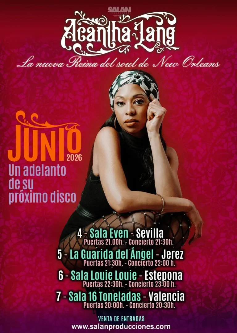 Cartel Acantha Lang — 4–7 Junio 2026