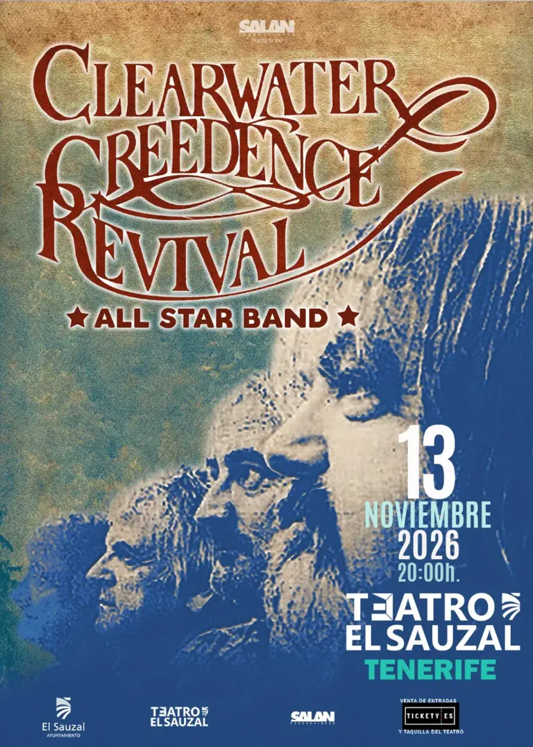 Cartel Clearwater Creedence Revival — 13 Noviembre 2026