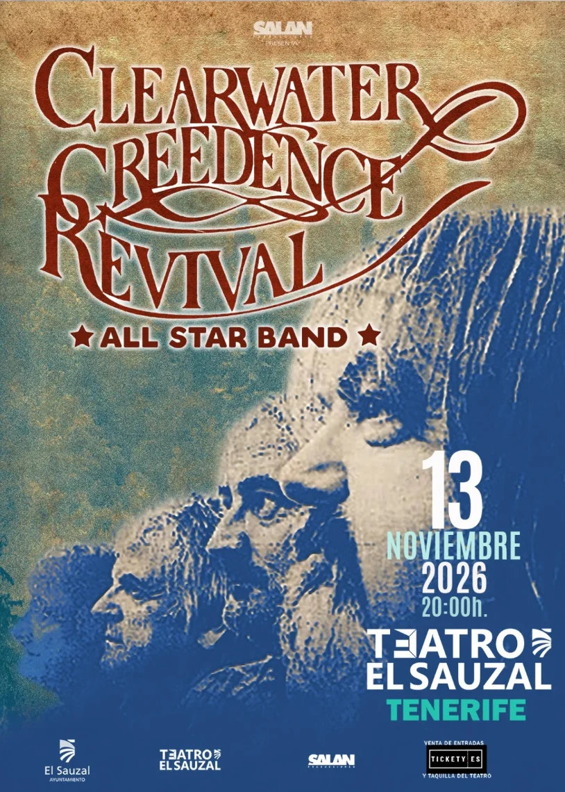 Cartel Clearwater Creedence Revival — 13 Noviembre 2026