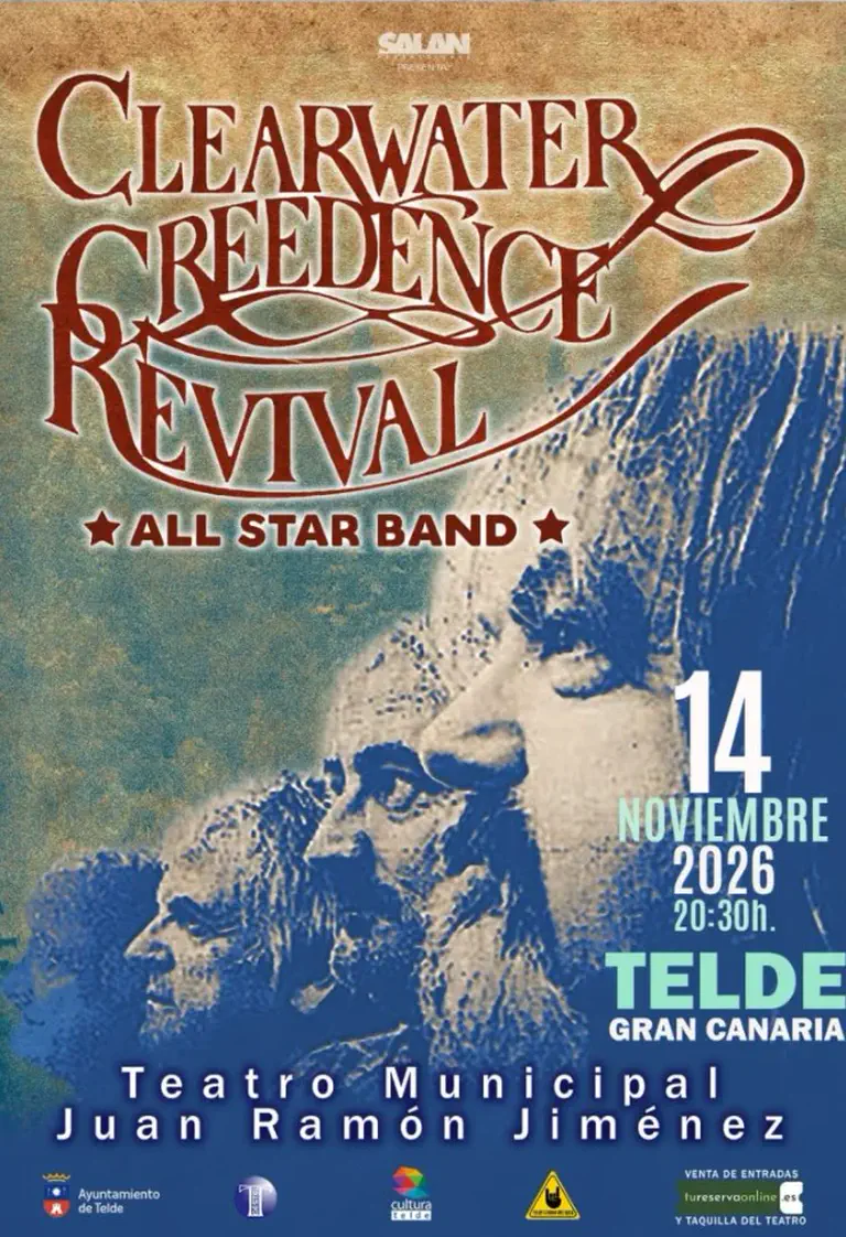 Cartel Clearwater Creedence Revival — 14 Noviembre 2026