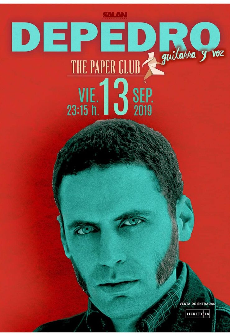 Cartel concierto Depedro