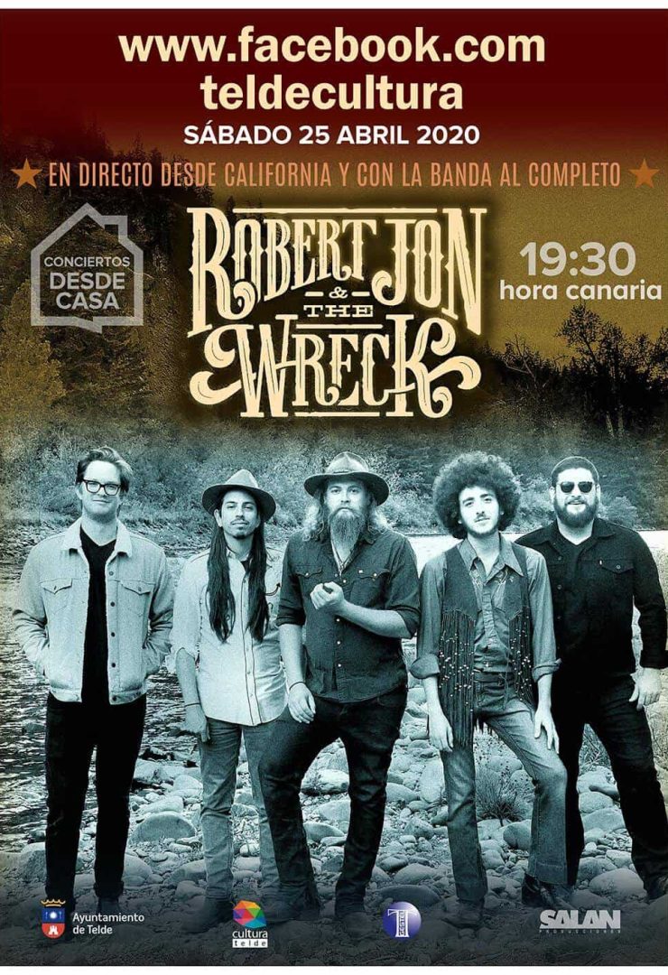 Concierto en directo online Robert Jon and The Wreck