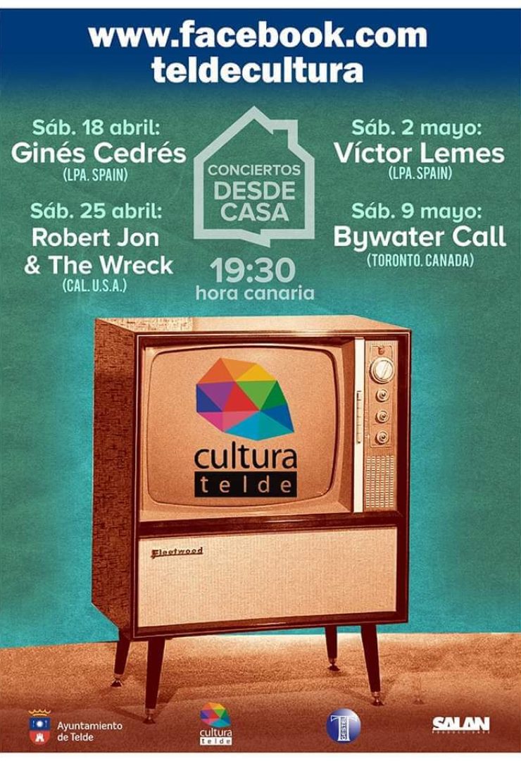 Cartel de los conciertos en directo online